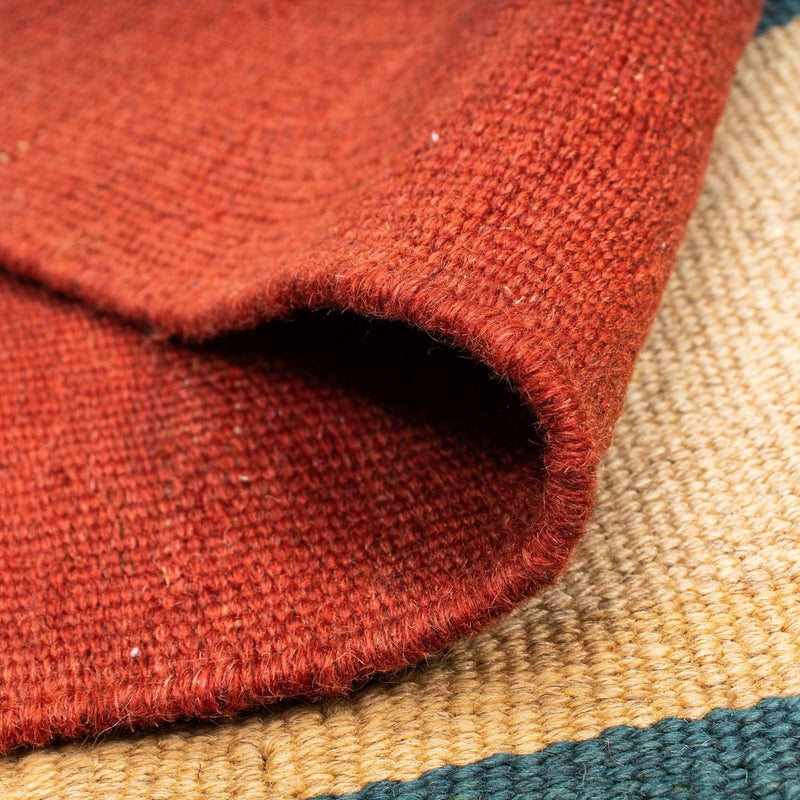 Kelim Teppich - Oriental 198 x 152 cm - rot