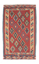 Kelim Teppich - Oriental 161 x 96 cm - dunkelrot