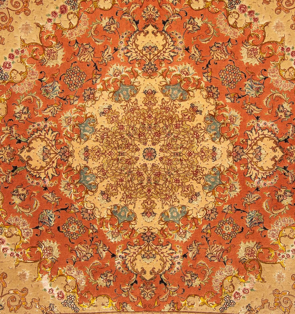 Perserteppich - Täbriz - Royal 207 x 198 cm Teppich Wohnzimmer