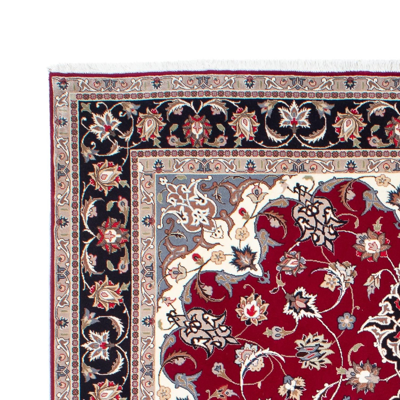 Täbriz - 50 Raj Teppich 198x154cm - Perserteppich