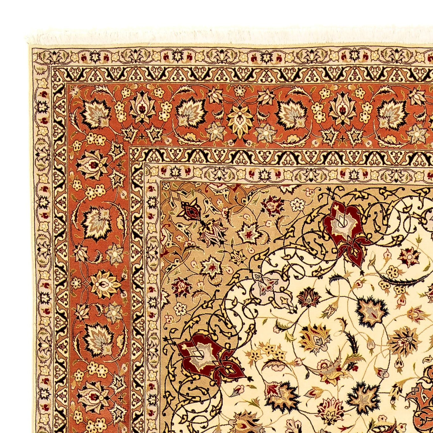 Täbriz - 50 Raj Teppich 345x253cm - Perserteppich