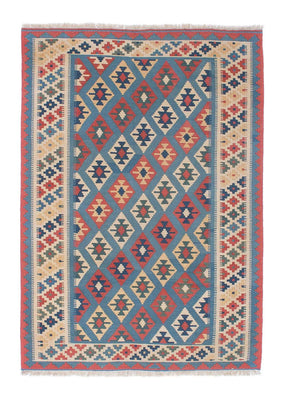 Kelim Teppich - Oriental 174 x 123 cm - blau