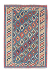 Kelim Teppich - Oriental 174 x 123 cm - blau