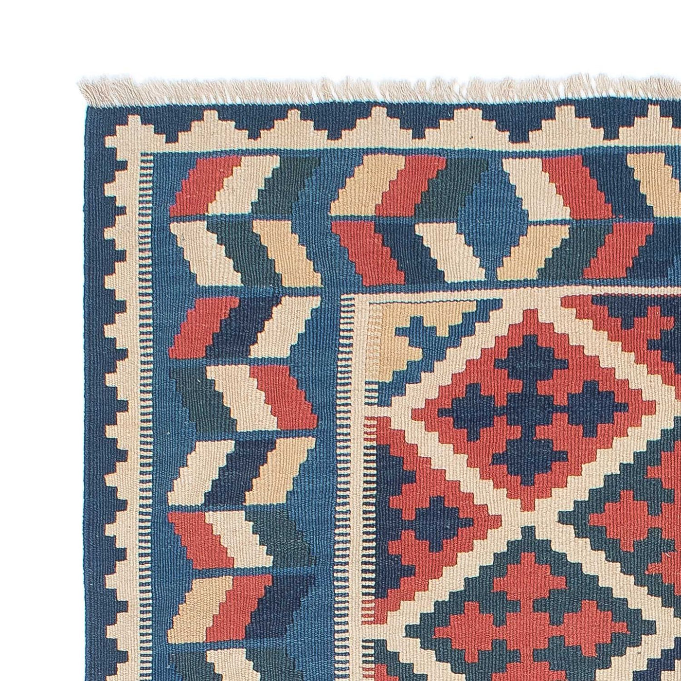 Kelim Teppich - Oriental 178 x 120 cm - blau
