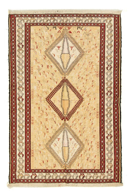 Kelim Teppich - Oriental 187 x 126 cm - beige