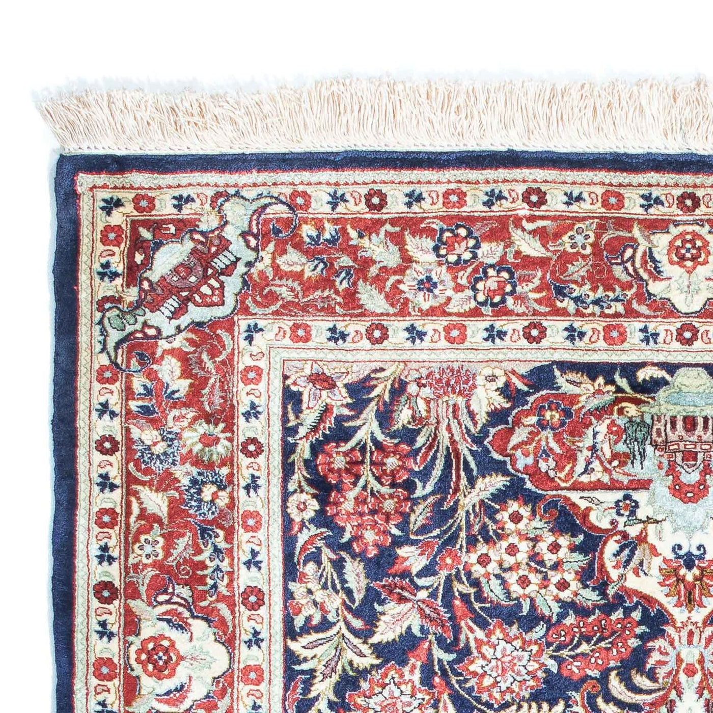Ghom Teppich 121x84cm - Perserteppich