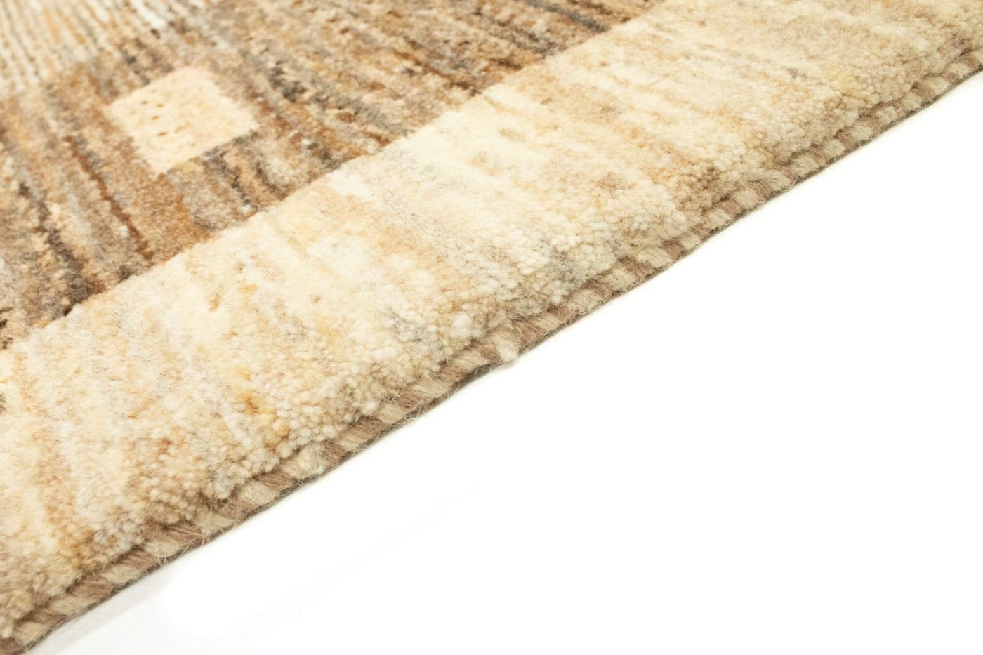 Gabbeh Teppich - Perser 228 x 161 cm - hellbraun