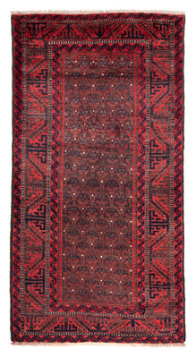 Perserteppich - Nomadic 240 x 113 cm - rot