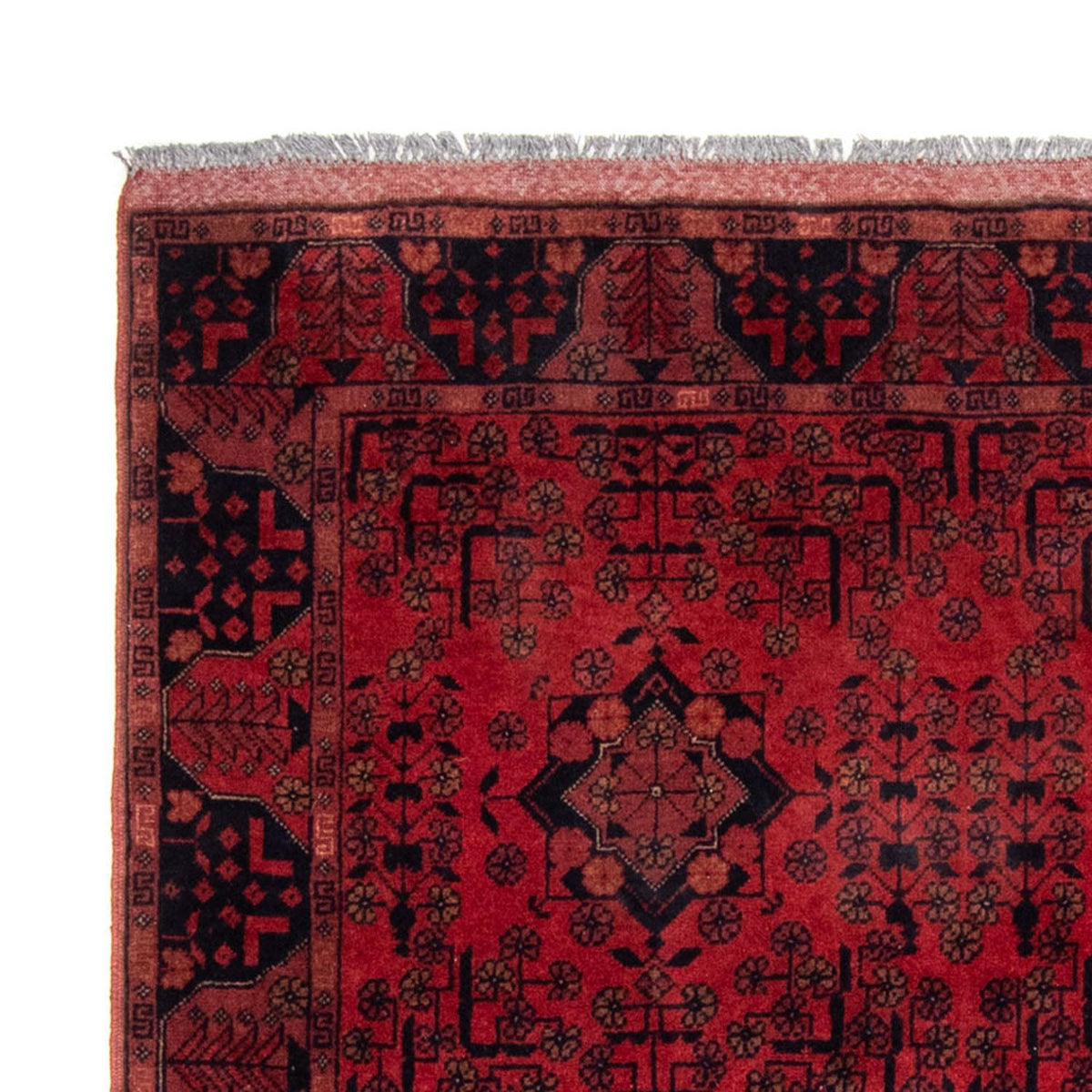 Afghan Teppich - Kunduz 130 x 200 cm - rot