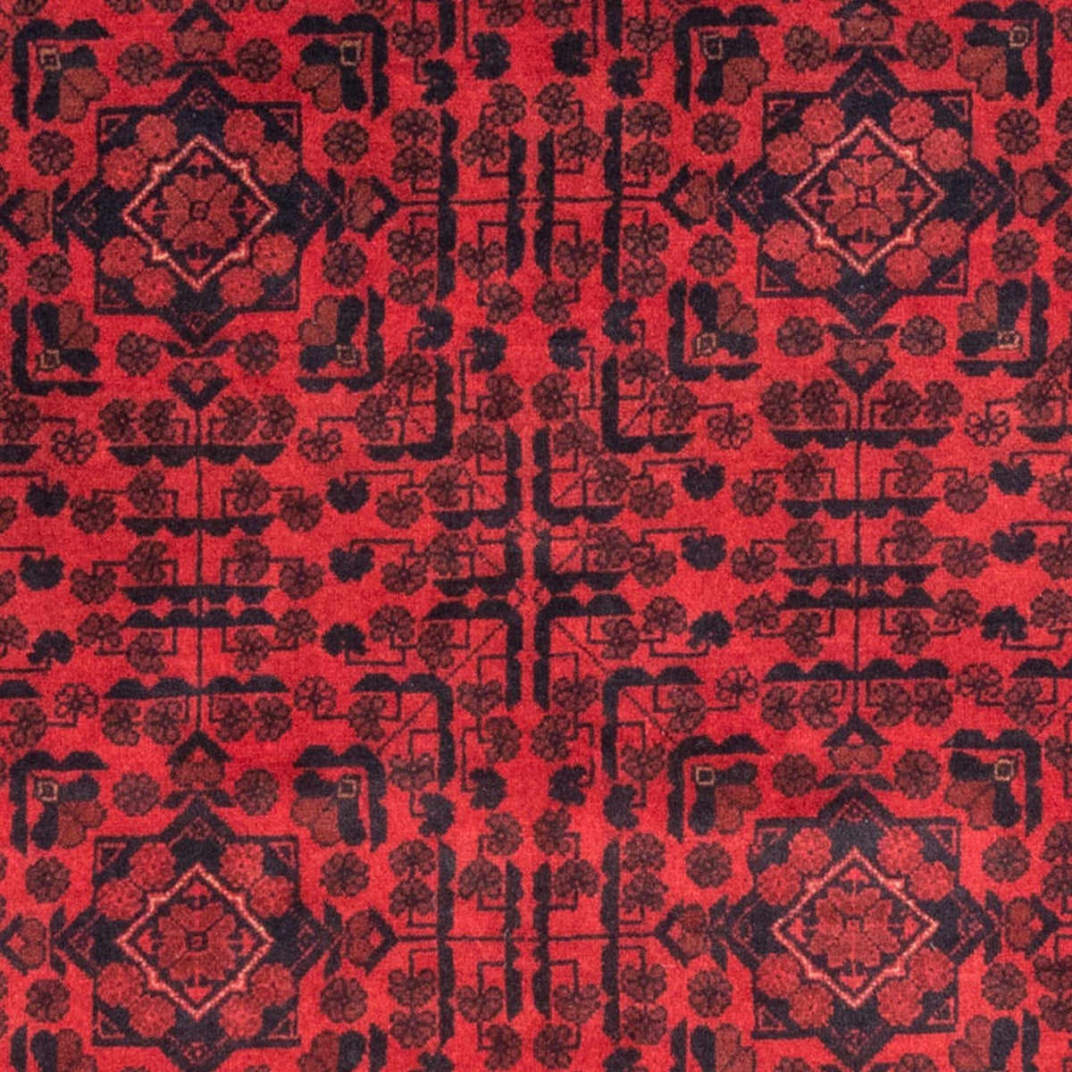 Afghan Teppich - Kunduz 187 x 122 cm - rot