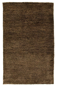 Gabbeh Teppich - Indus 100 x 62 cm - dunkelbraun