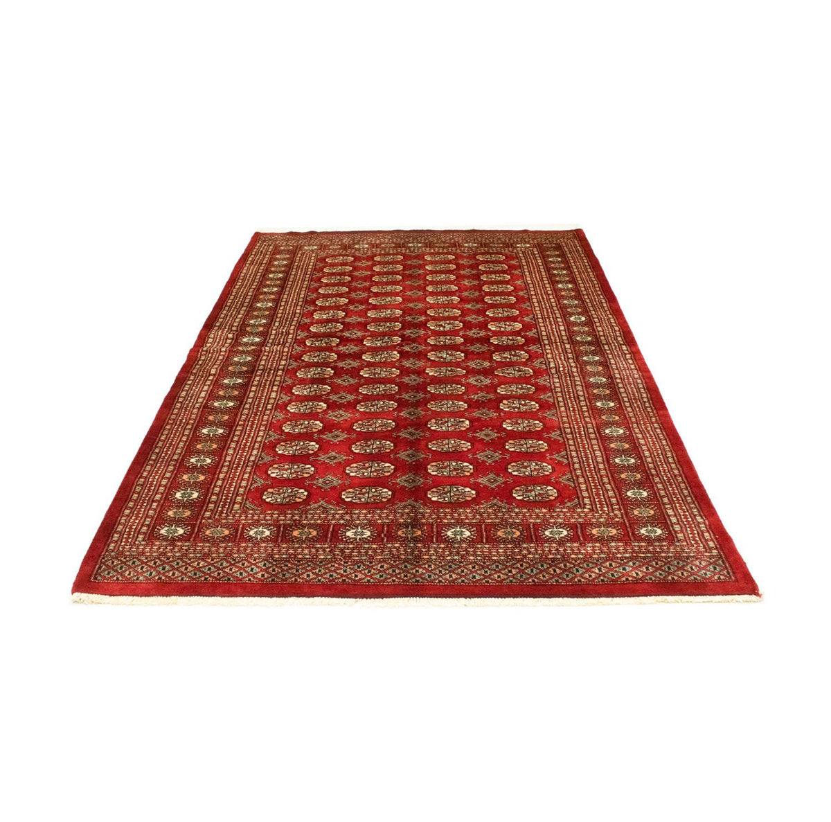 Afghan Teppich - Buchara 223 x 149 cm - rot