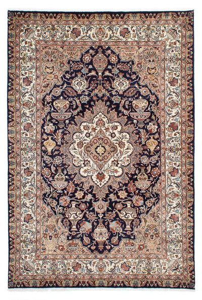 Kaschmar Teppich 195x292cm - Perserteppich - dunkelblau