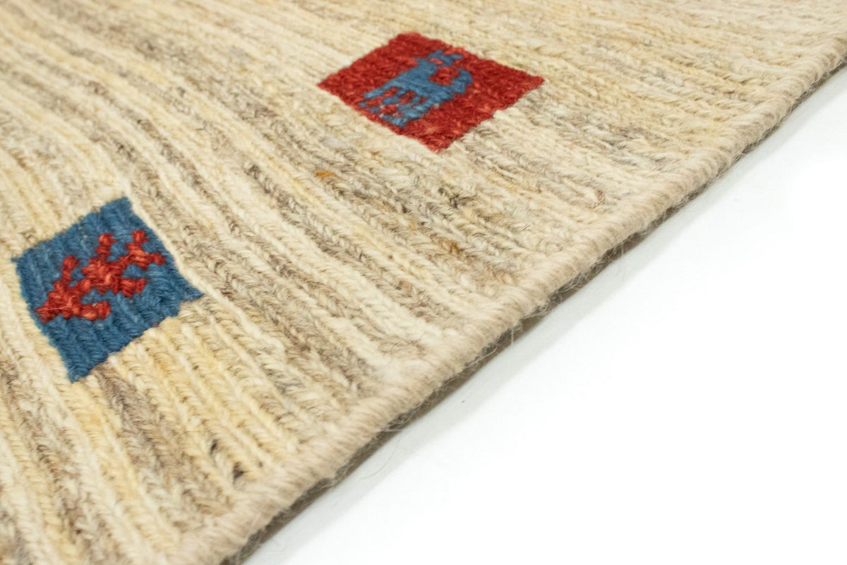 Gabbeh Teppich - Perser 196 x 156 cm - beige