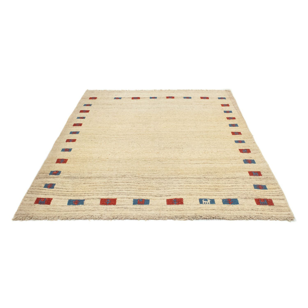 Gabbeh Teppich - Perser 196 x 156 cm - beige