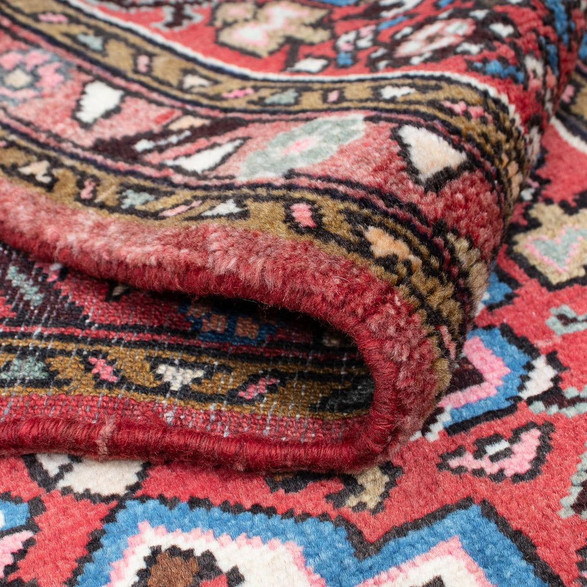 Perserteppich - Nomadic 327 x 80 cm - hellrot