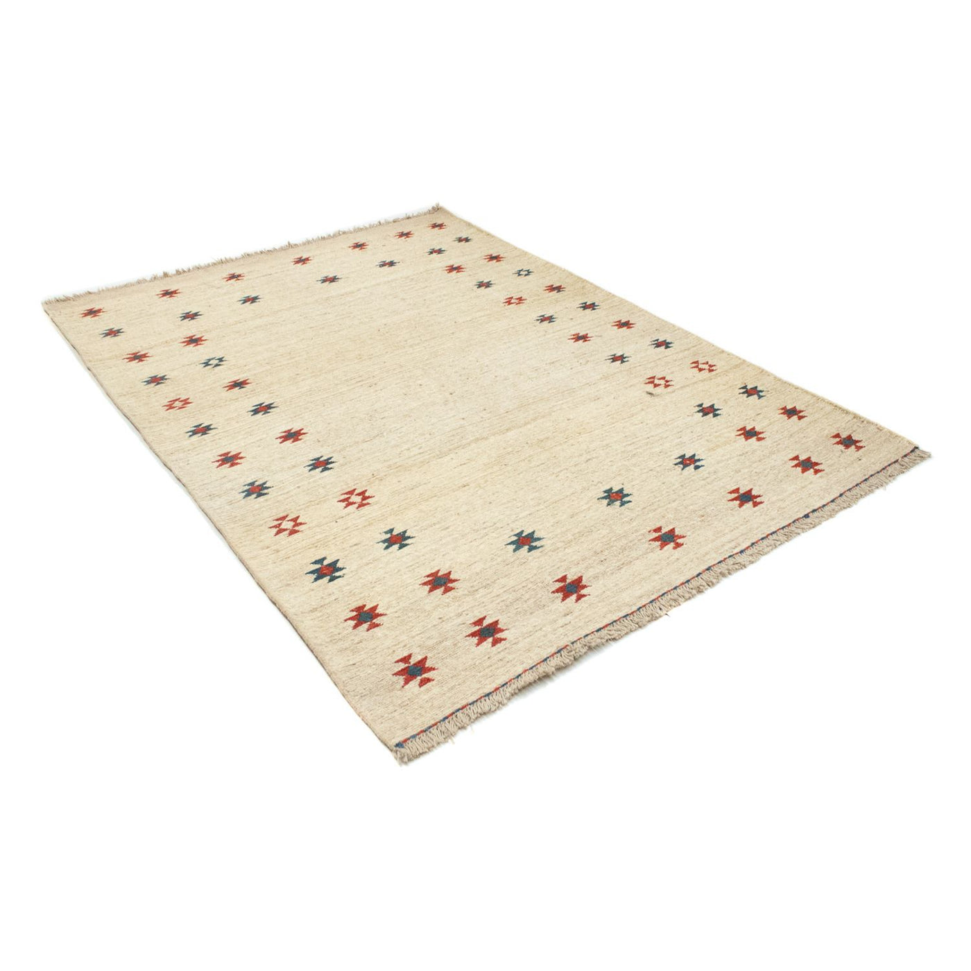 Gabbeh Persisch Teppich 206x150cm - Perserteppich Wollteppich