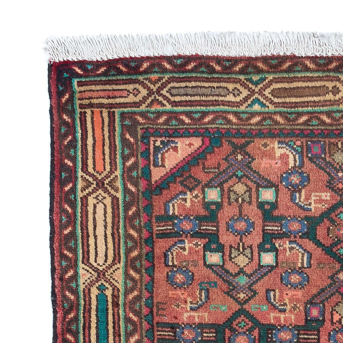 Perserteppich - Nomadic 124 x 80 cm - hellrot