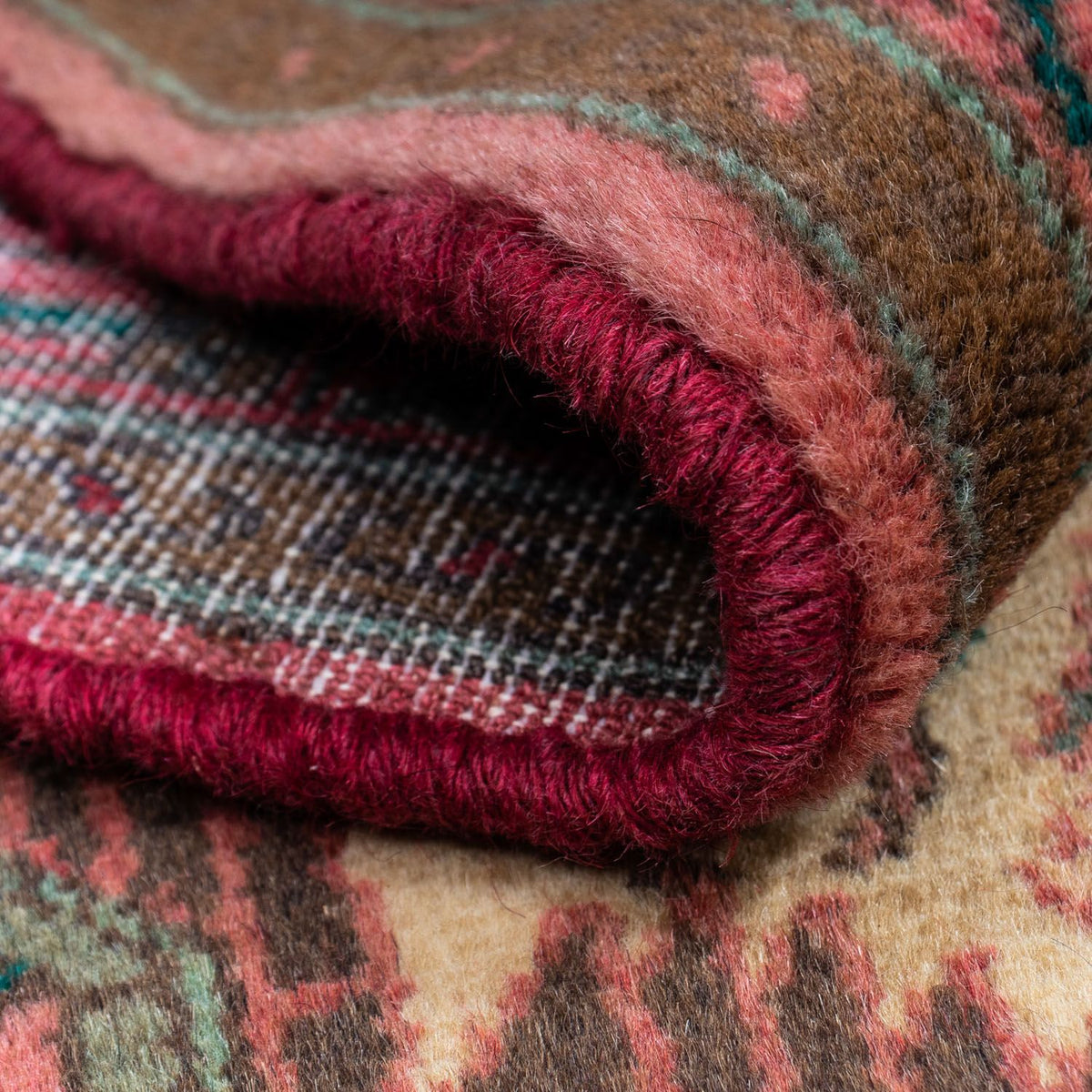 Perserteppich - Nomadic 135 x 80 cm - hellrot