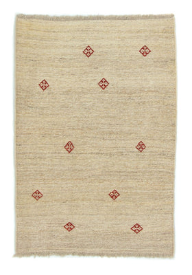 Gabbeh Teppich - Perser 145 x 100 cm - beige