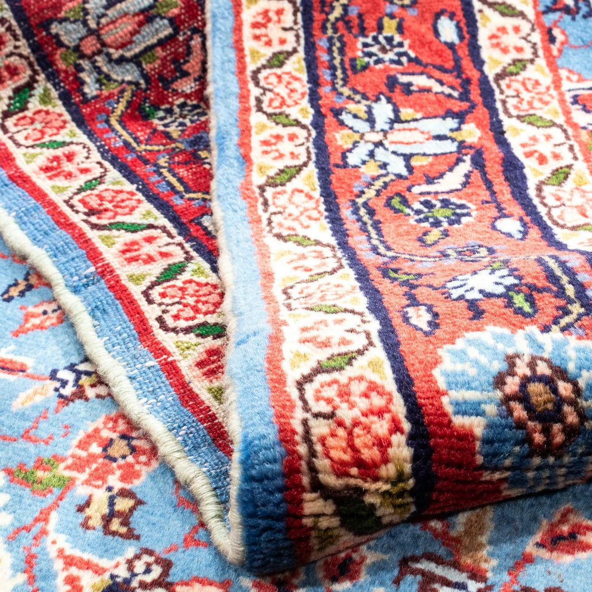 Perserteppich - Nomadic 157 x 105 cm - blau