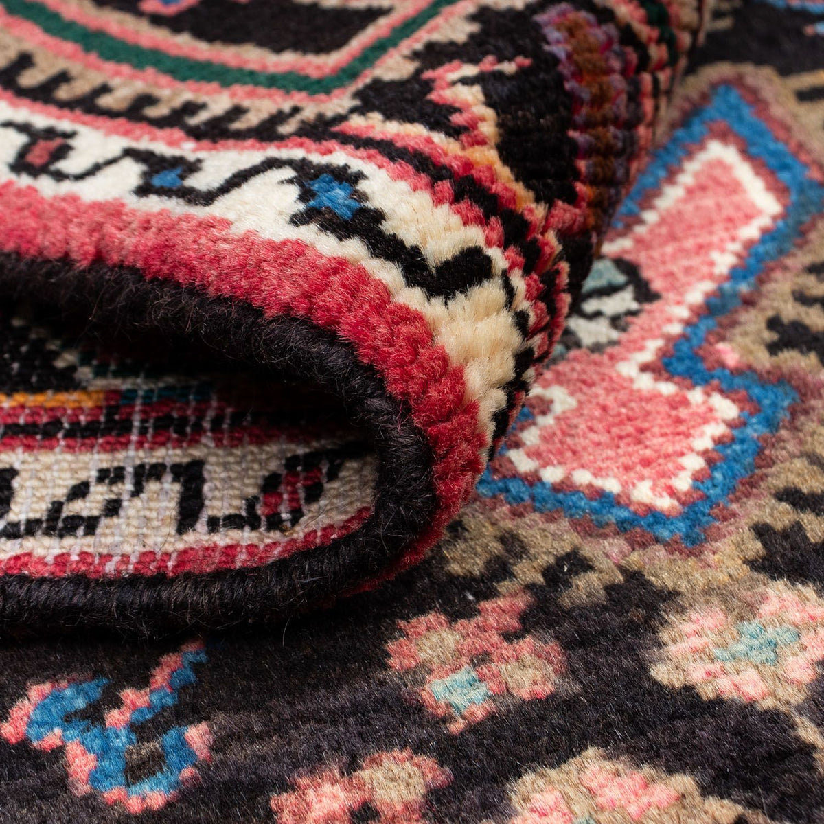 Perserteppich - Nomadic 125 x 81 cm - hellrot