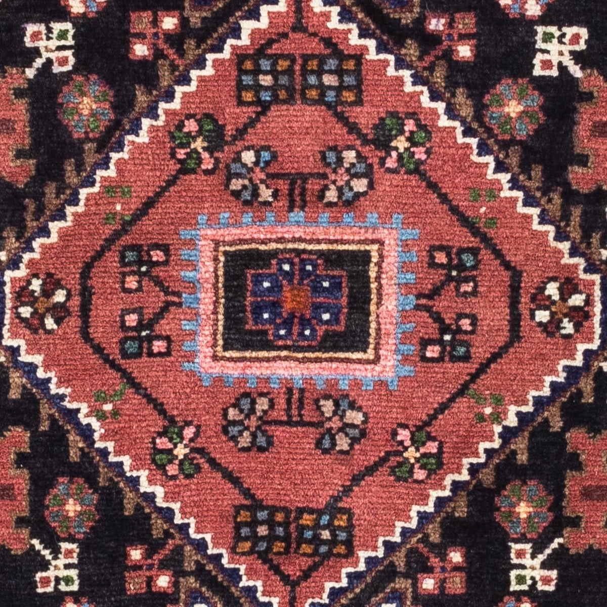 Perserteppich - Nomadic 108 x 78 cm - dunkelblau