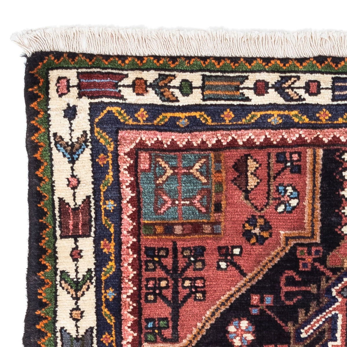 Perserteppich - Nomadic 108 x 78 cm - dunkelblau