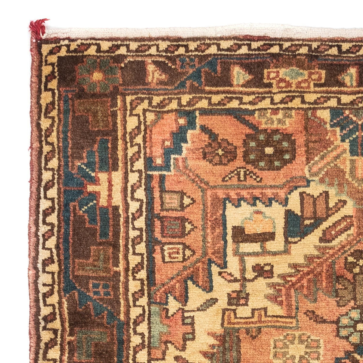 Perserteppich - Nomadic 125 x 85 cm - hellrot