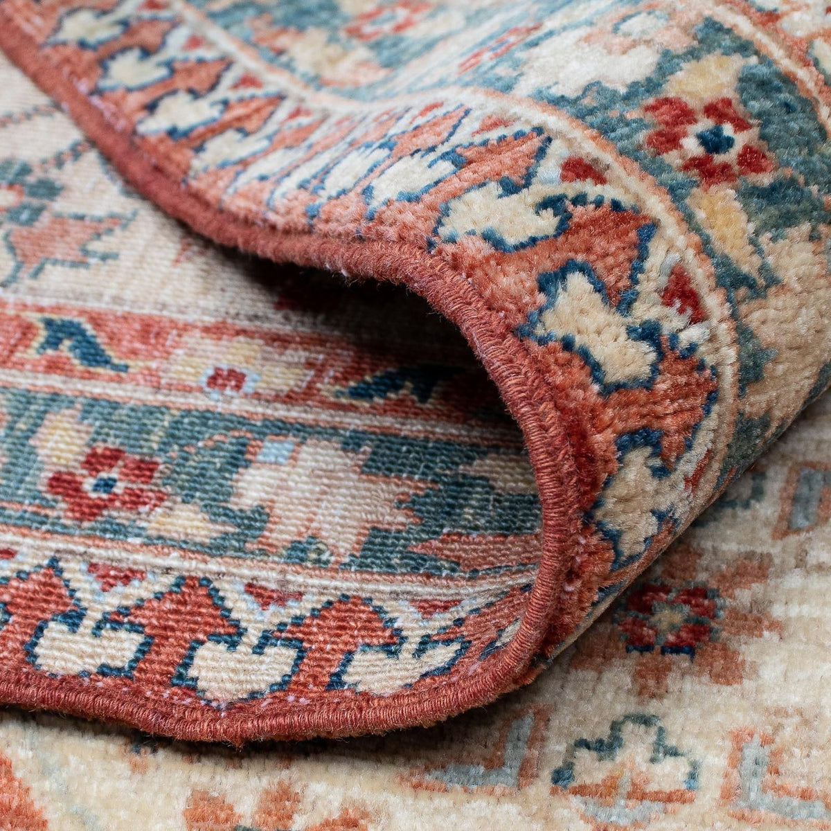 Kelim Teppich - Splash 303 x 249 cm - rost