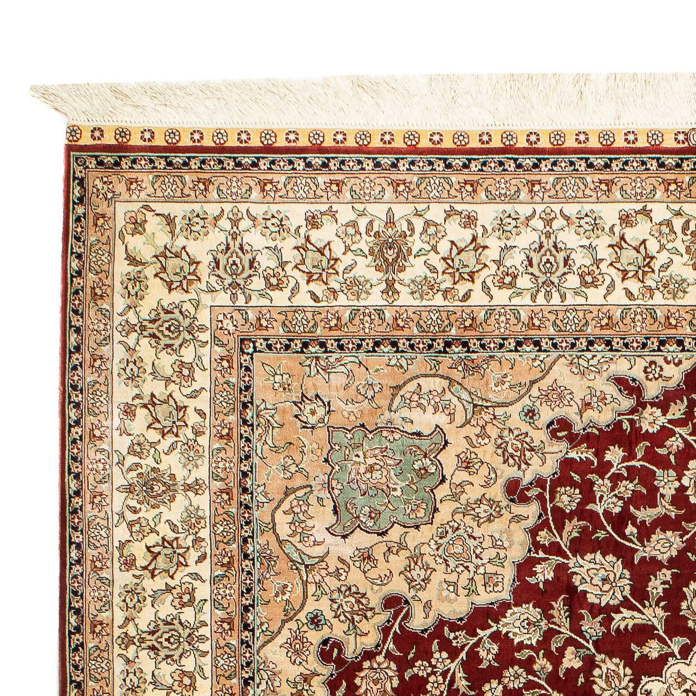 Ghom - Seide Teppich 216x132cm - Perserteppich