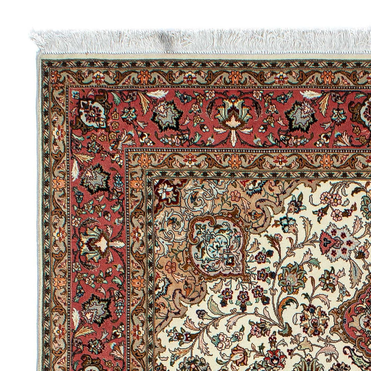 Täbriz - 50 Raj Teppich 154x204cm - Perserteppich