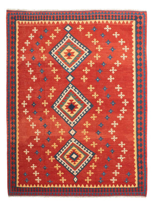 Kelim Teppich - Oriental 271 x 215 cm - rot