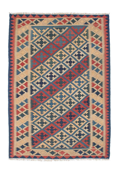 Kelim Teppich - Oriental 122 x 176 cm - mehrfarbig