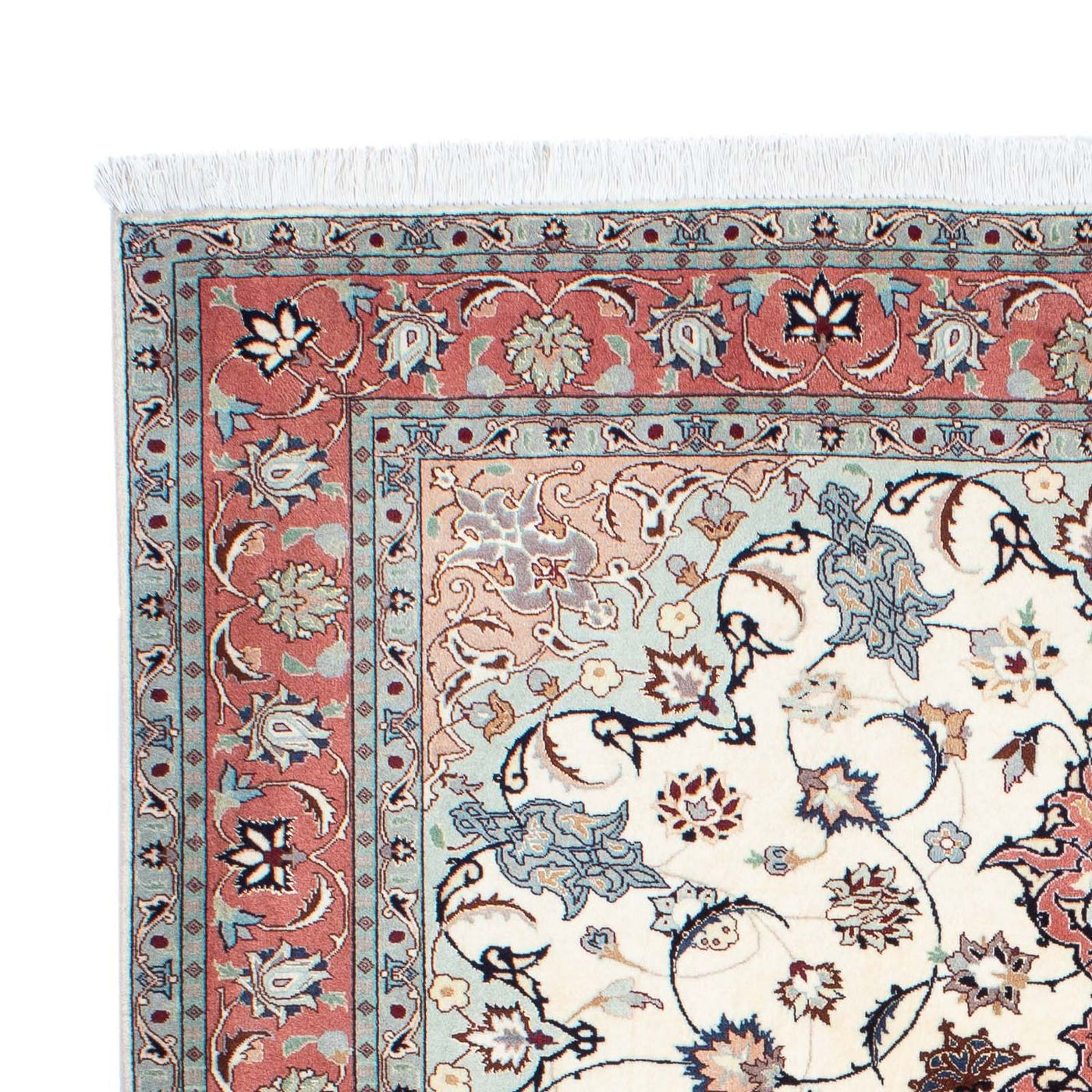 Täbriz - 50 Raj Teppich 193x158cm - Perserteppich