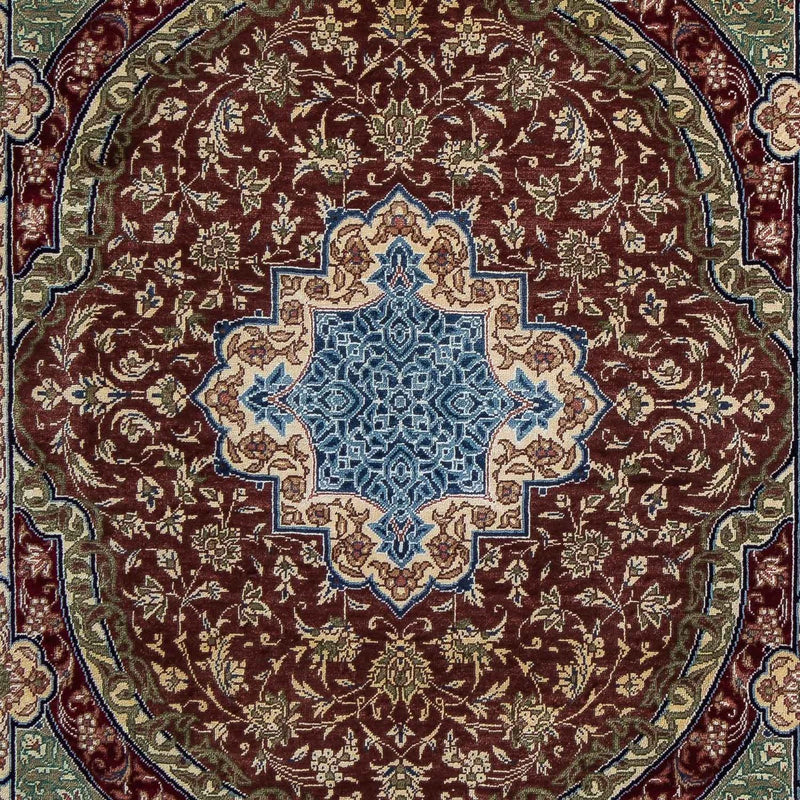Perserteppich - Ghom 90 x 61 cm - mehrfarbig