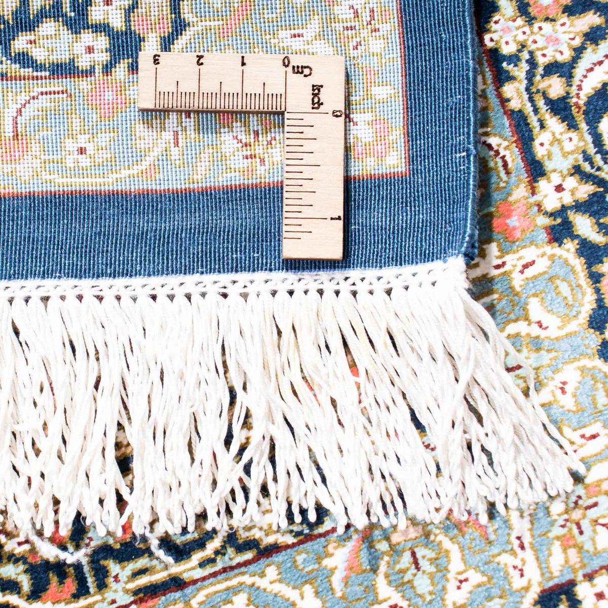 Perserteppich - Ghom 116 x 78 cm - dunkelblau