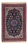 Isfahan Teppich 72x108cm - Perserteppich - Rechteckig / Dunkelrot / 72 x 108 cm Rechteckig