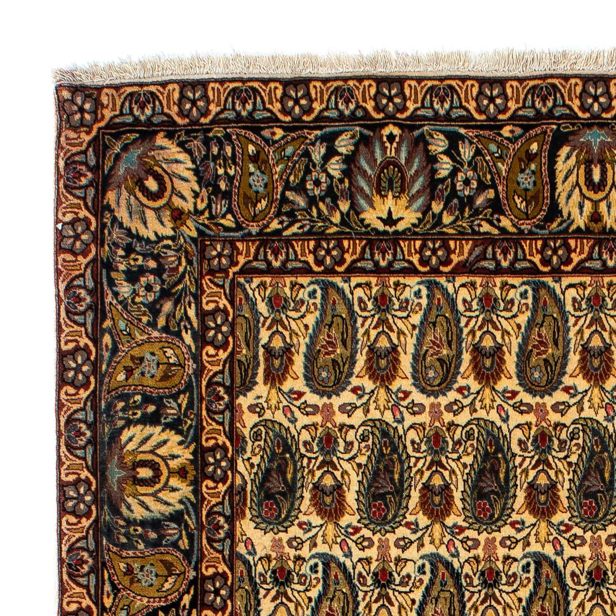 Seidenteppich - Ghom Seide - Premium 195 x 135 cm Teppichbrücke