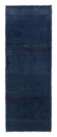 Gabbeh Teppich - Perser 228 x 80 cm - dunkelblau