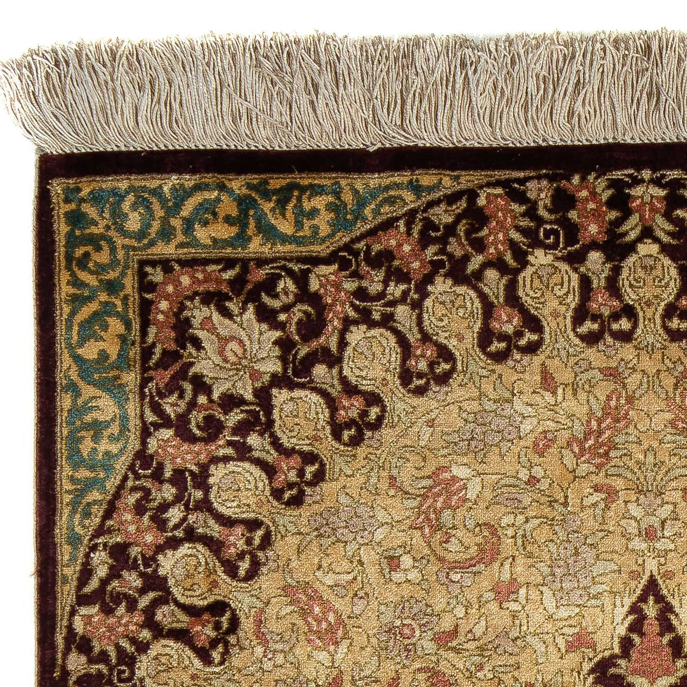 Ghom Teppich 90x59cm - Perserteppich