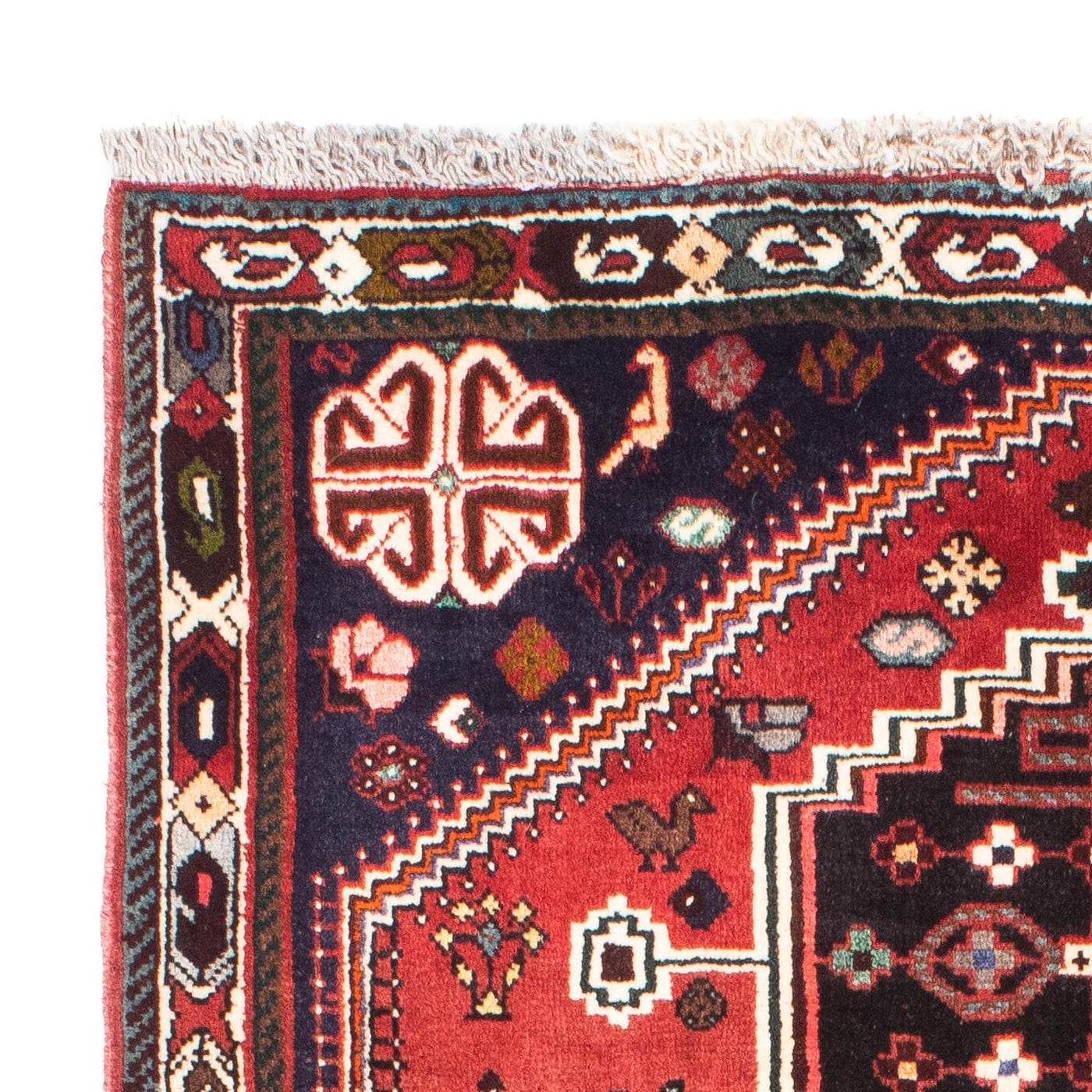 Perserteppich - Nomadic 170 x 116 cm - dunkelrot