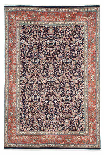 Moud Teppich 195x293cm - Perserteppich - schwarz