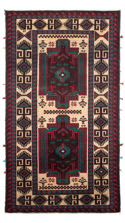 Belutsch Teppich 77x139cm - Orientteppich