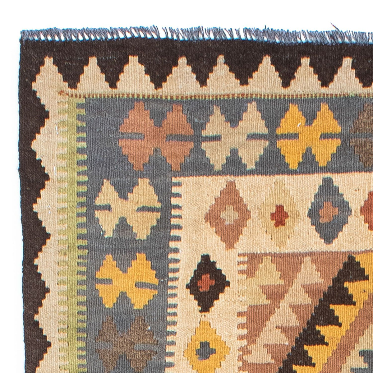 Kelim Teppich - Oriental 208 x 82 cm - beige