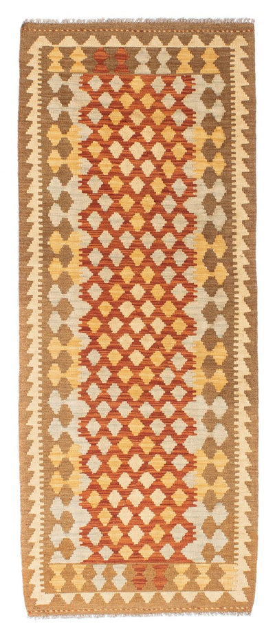 Kelim Teppich - Oriental 74 x 191 cm - hellbraun