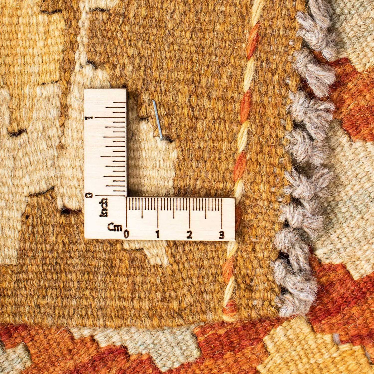 Kelim Teppich - Oriental 191 x 74 cm - hellbraun