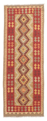 Kelim Teppich - Splash 194 x 69 cm - mehrfarbig