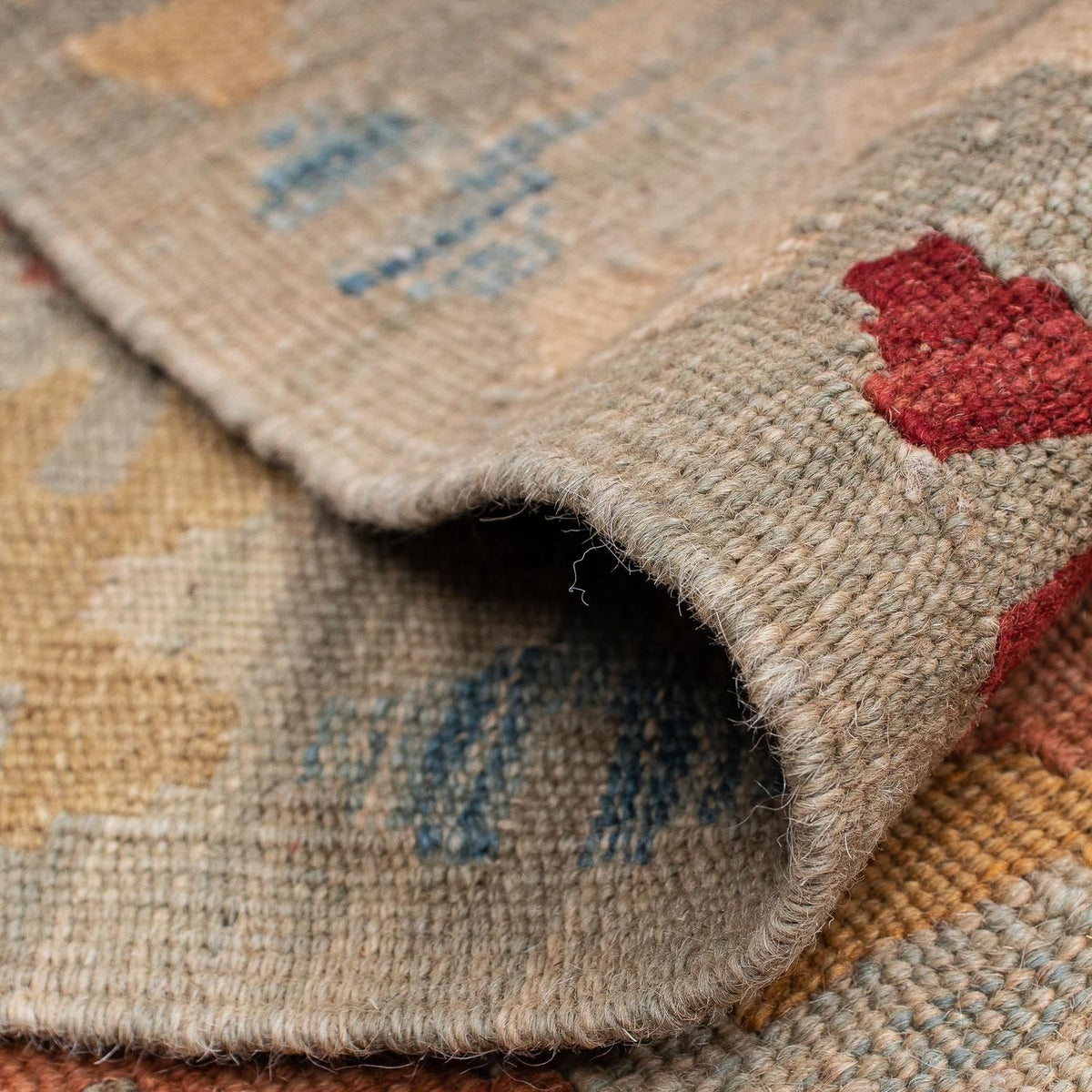 Kelim Teppich - Splash 199 x 64 cm - mehrfarbig