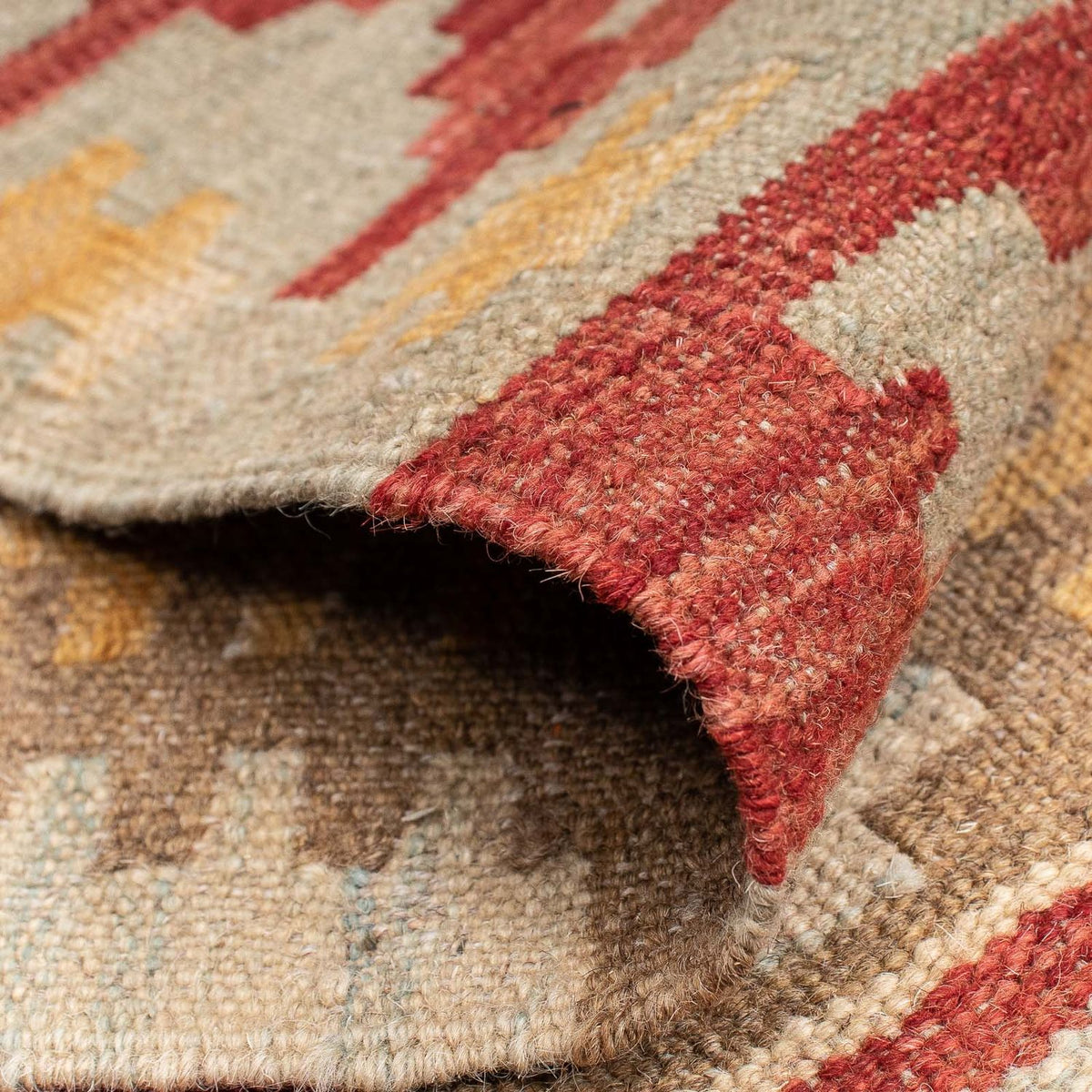 Kelim Teppich - Splash 205 x 64 cm - mehrfarbig